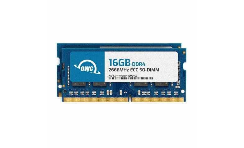 OWC 32GB (2x16GB) DDR4 2666MHz PC4-21300 ECC SODIMM Memory Upgrade