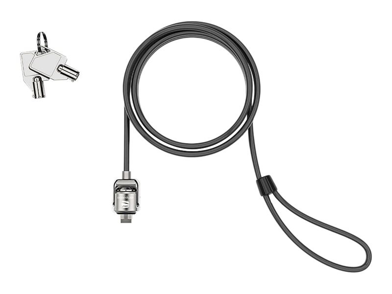Compulocks T-bar Security Keyed Alike Cable Lock - security cable lock