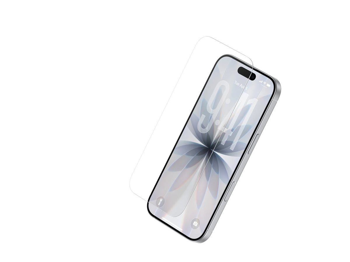 Belkin TemperedGlass Treated Screen Protector for iPhone 17, 16 Pro - 9H Sc