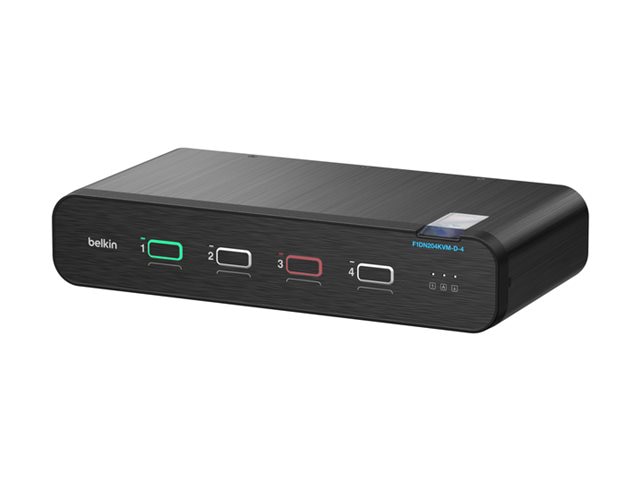 Belkin Universal Secure - KVM / audio switch - 4 ports - TAA Compliant