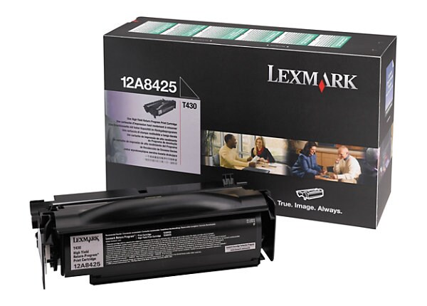 Lexmark Return Program 12A8425 Hi-Yield Black Print Cartridge
