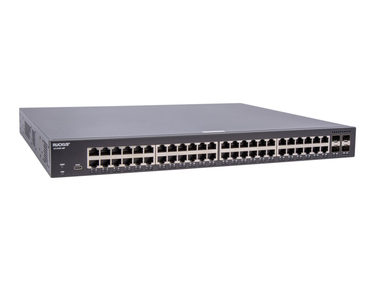 Ruckus ICX 8100-48PF - switch - 48 ports - managed - rack-mountable
