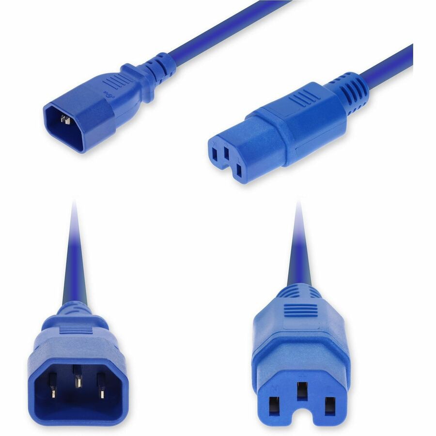 Proline 6ft C14 Male to C15 Female Standard Commercial Temp 14 AWG 250V at