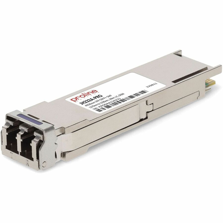 Proline HP JH232A Compatible TAA 40GBase-LR4 QSFP+ Transceiver (SMF, 1270nm