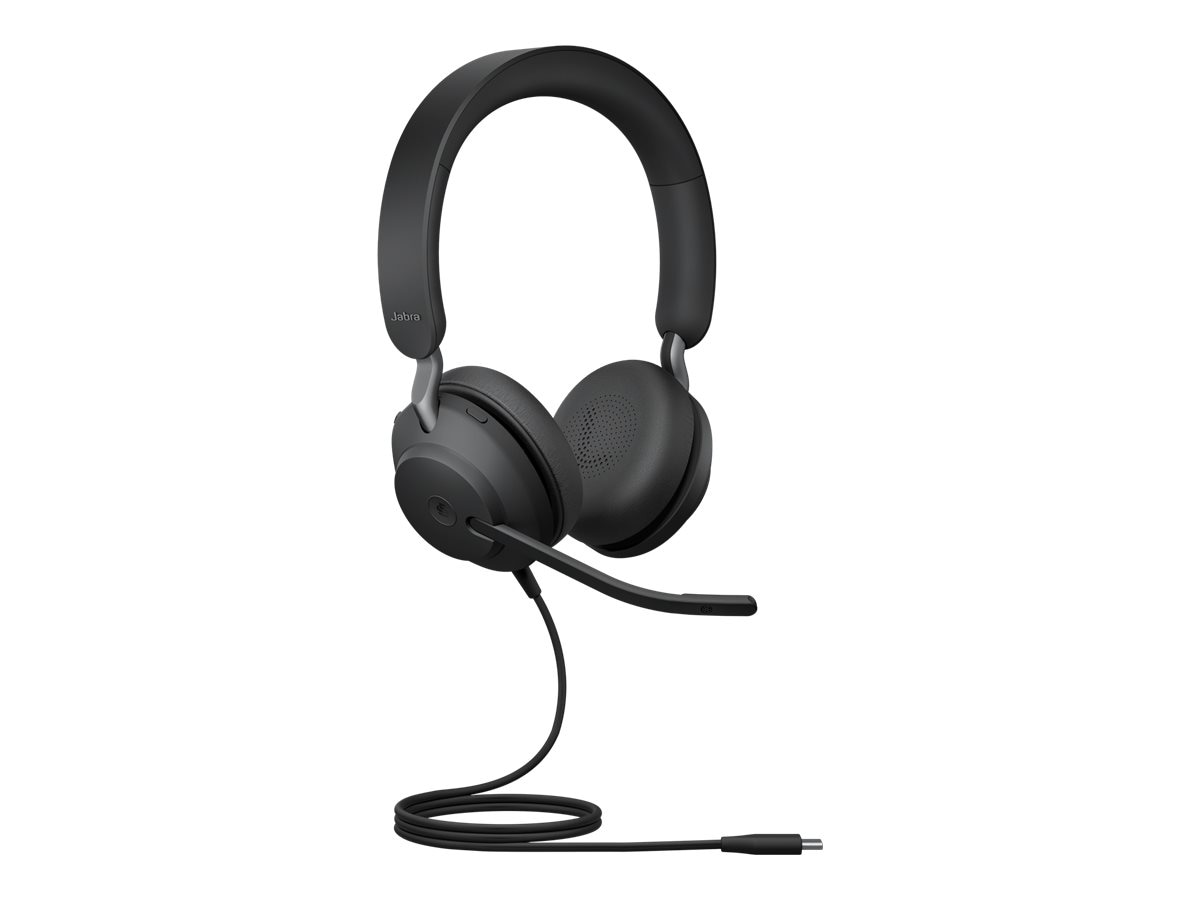 Jabra Evolve2 40 SE MS Stereo - headset - USB-C, USB-A - Microsoft Teams Ce