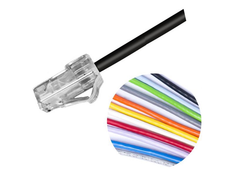 CommScope MiNo6 Series patch cable - 15.24 cm - purple