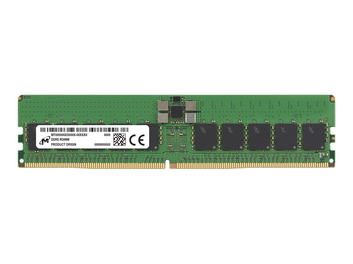 Micron - DDR5 - module - 32 GB - DIMM 288-pin / PC5-25600 - registered
