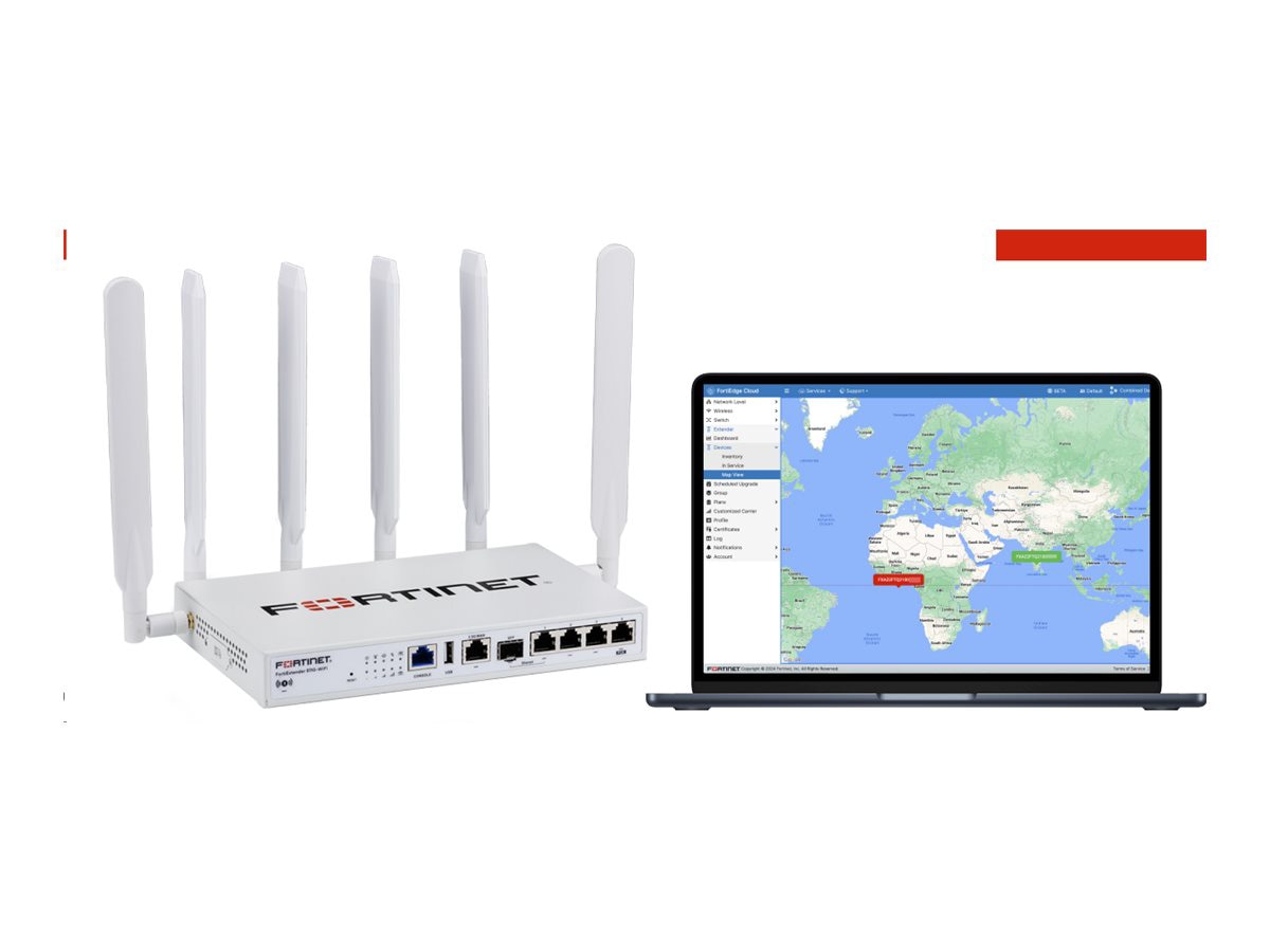 Fortinet FortiExtender 211G - router - WWAN - Bluetooth - 4G, 3G - desktop,
