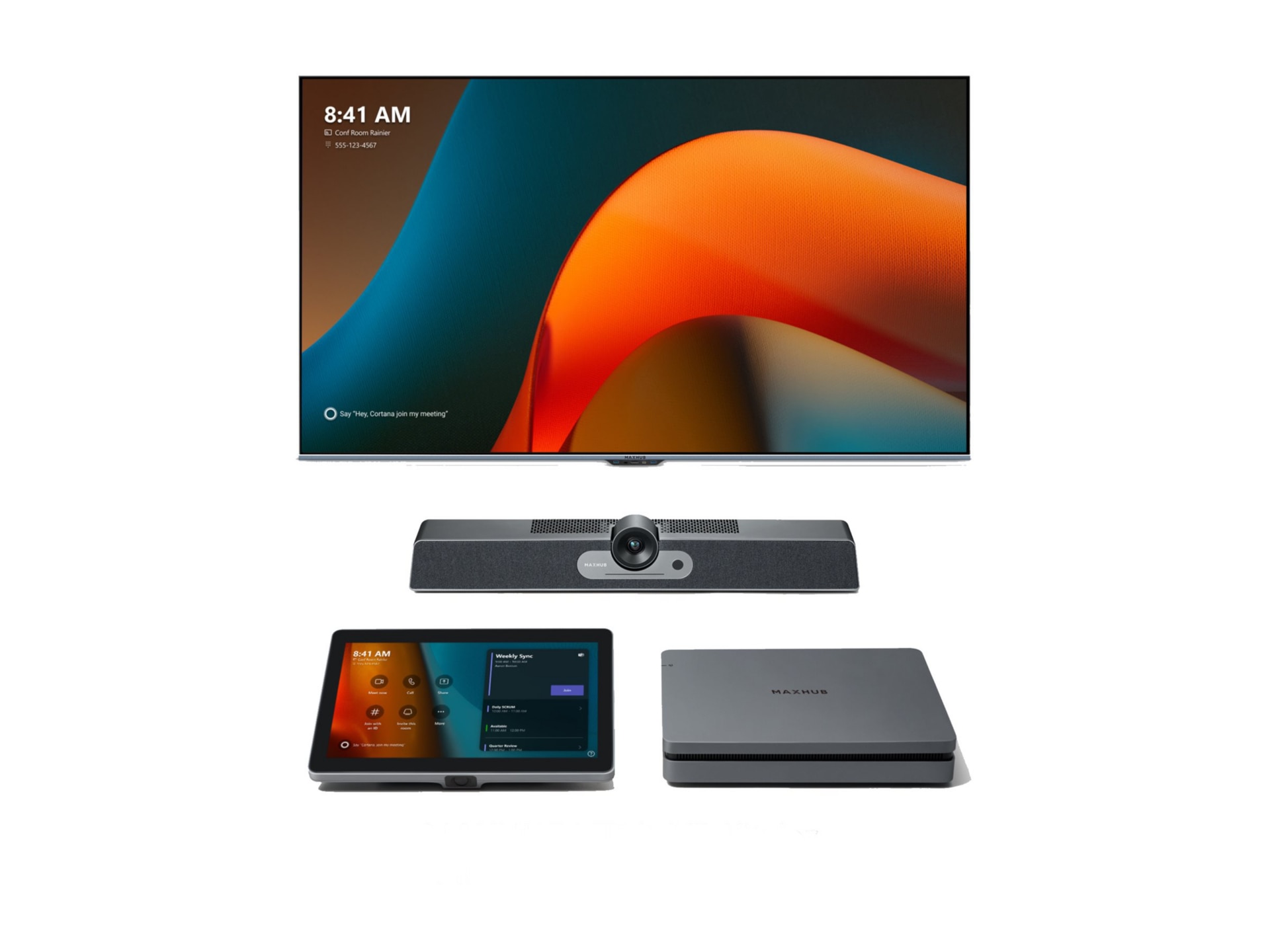 Maxhub XT10-VB Kit - for Microsoft Teams Rooms - video conferencing kit