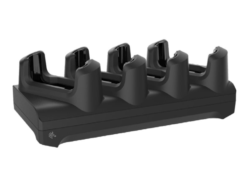 Zebra 4-Slot Charge Only Non-Locking Cradle - handheld charging stand + pow