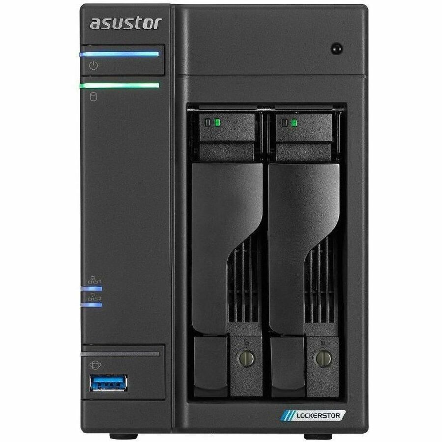 Asustor Lockerstor 2 Gen 2 AS6702T | 2 Bay NAS - Network Storage Enclosure,
