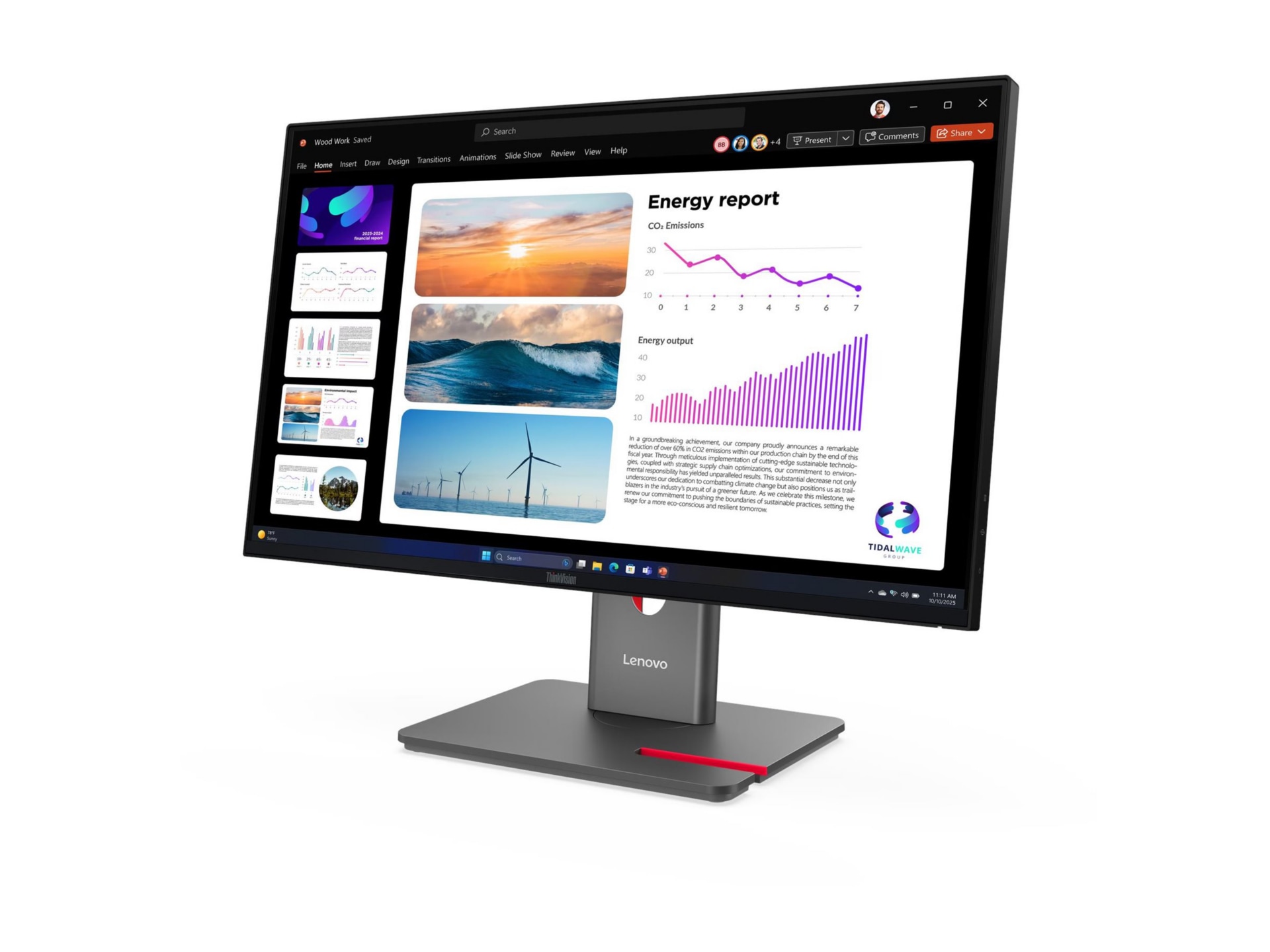 Lenovo ThinkVision P24Q-40 - LED monitor - QHD - 24" - HDR