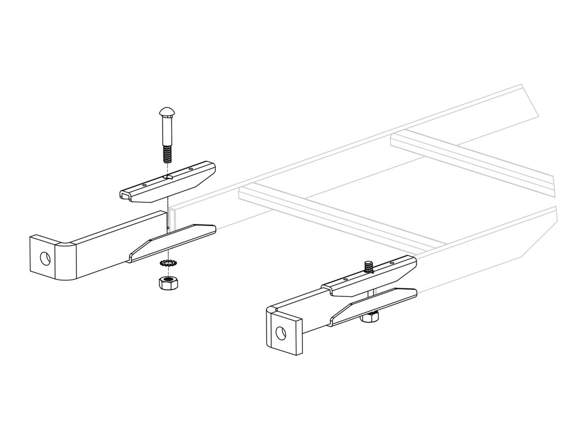 Great Lakes - cable runway support bracket - vertical