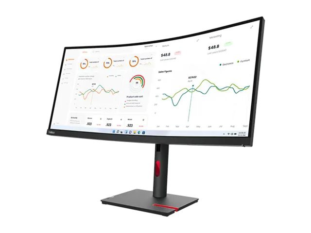 Lenovo ThinkVision T34w-30 - LED monitor - curved - 34"