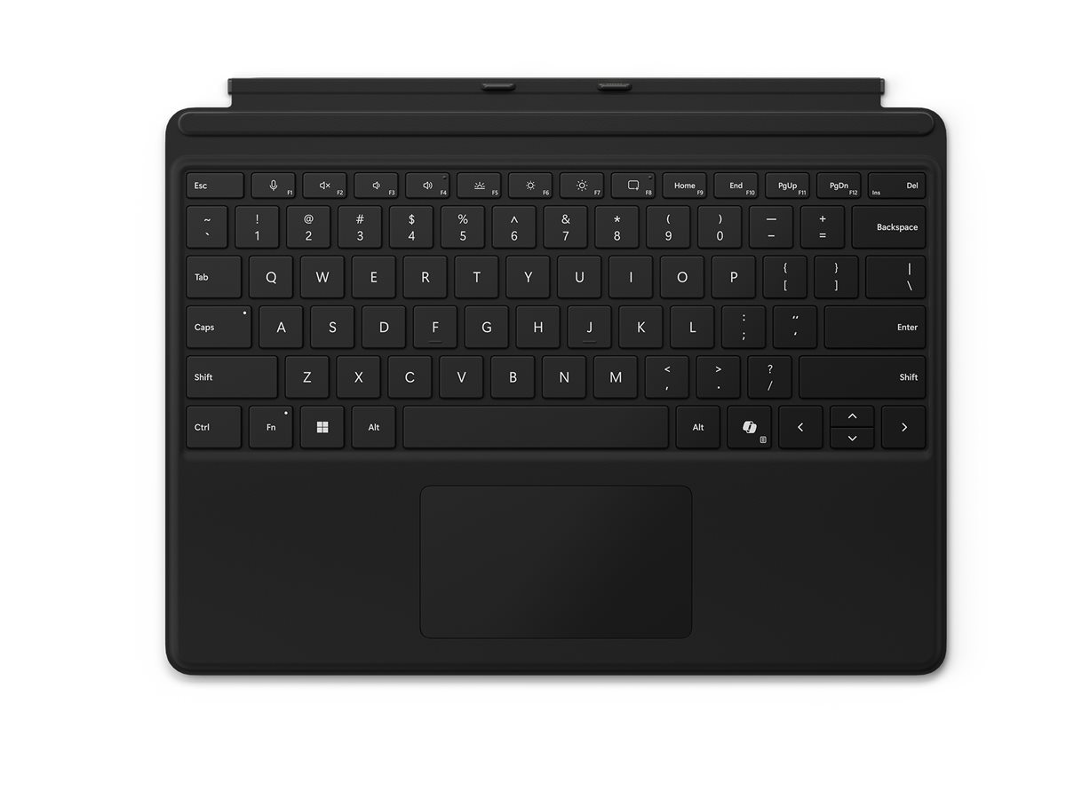 Microsoft Surface Pro Keyboard - keyboard - with touchpad, accelerometer - QWERTY - English - black Input Device