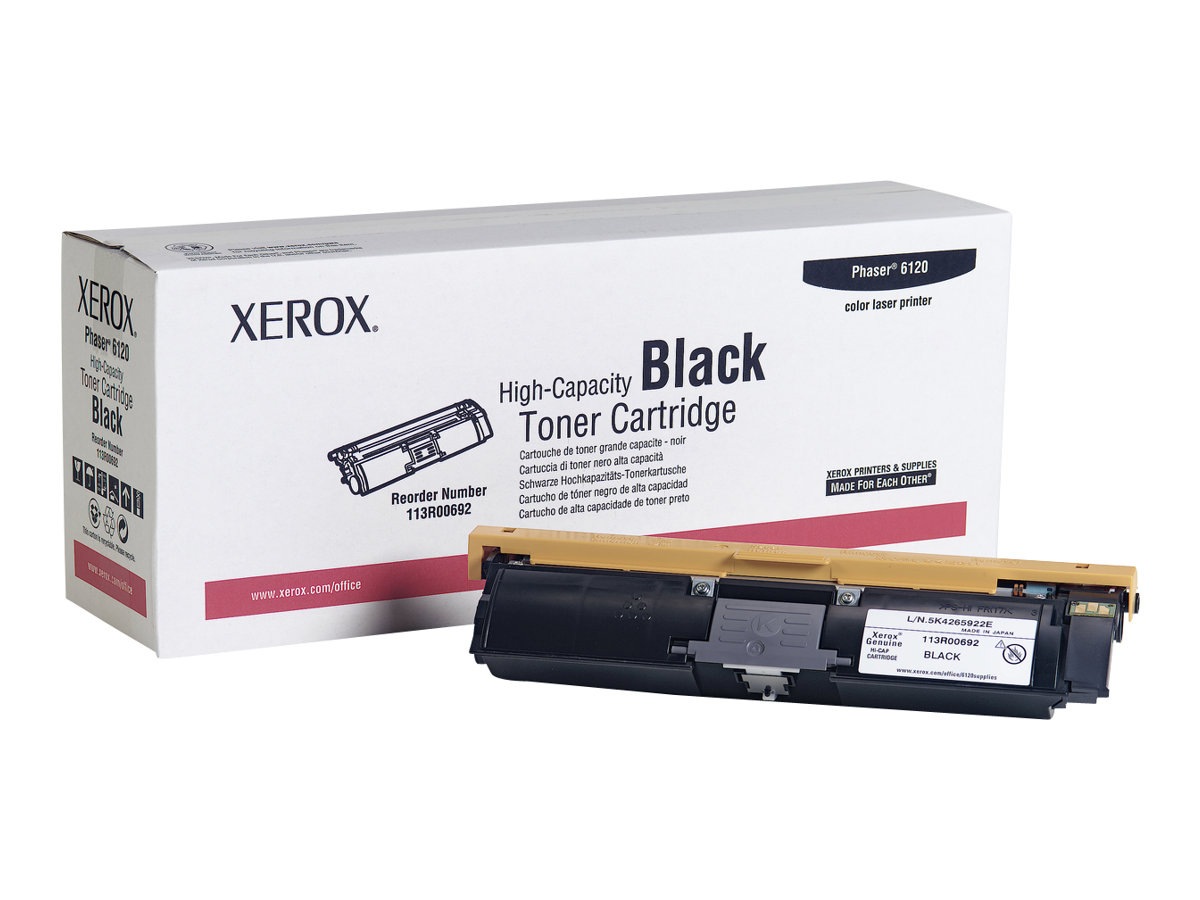 Xerox Phaser 6120 - High Capacity - black - original - toner cartridge