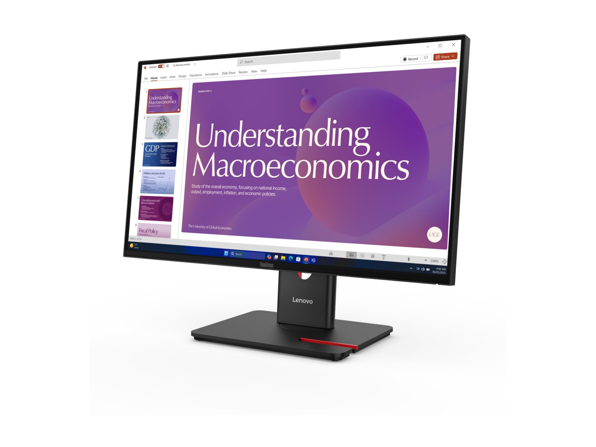 Lenovo ThinkVision T24d-40 - LED monitor - Full HD (1080p) - 24"