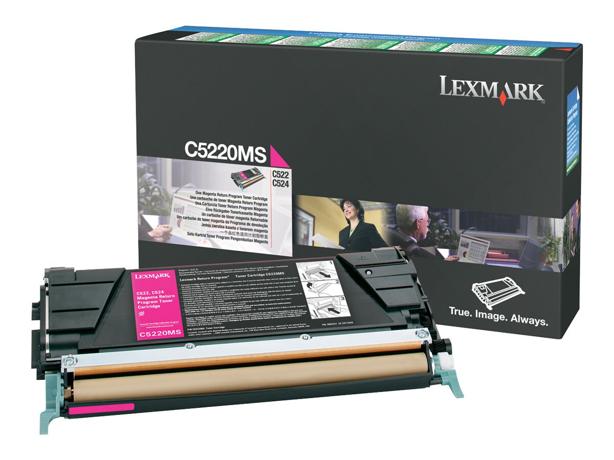 Lexmark - magenta - original - toner cartridge - LCCP, LRP