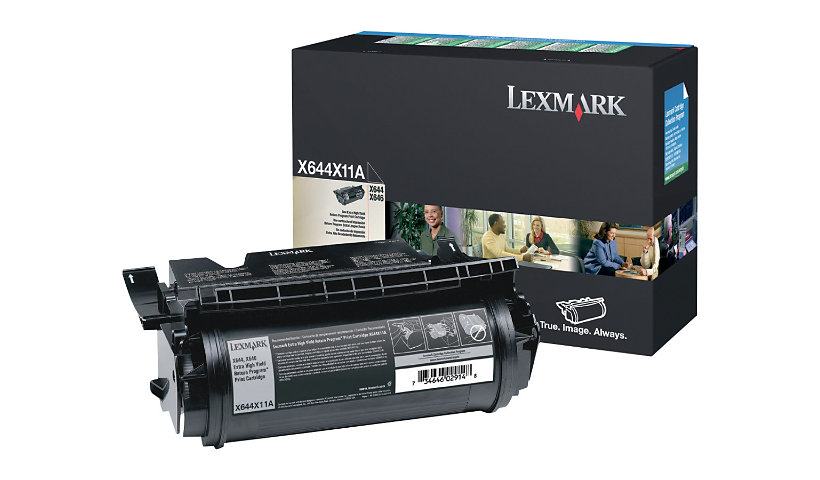 Lexmark - black - original - toner cartridge - LCCP, LRP