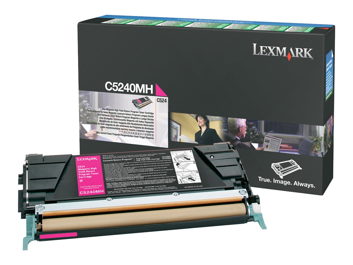 Lexmark - High Yield - magenta - original - toner cartridge - LCCP, LRP