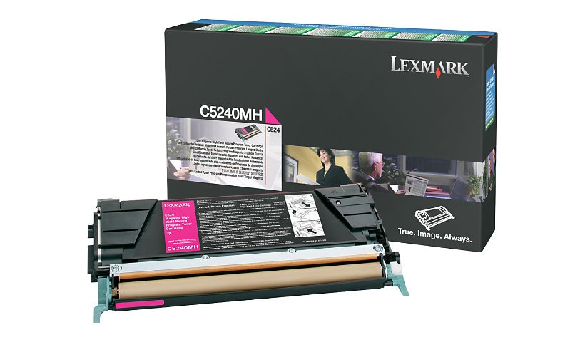 Lexmark - High Yield - magenta - original - toner cartridge - LCCP, LRP