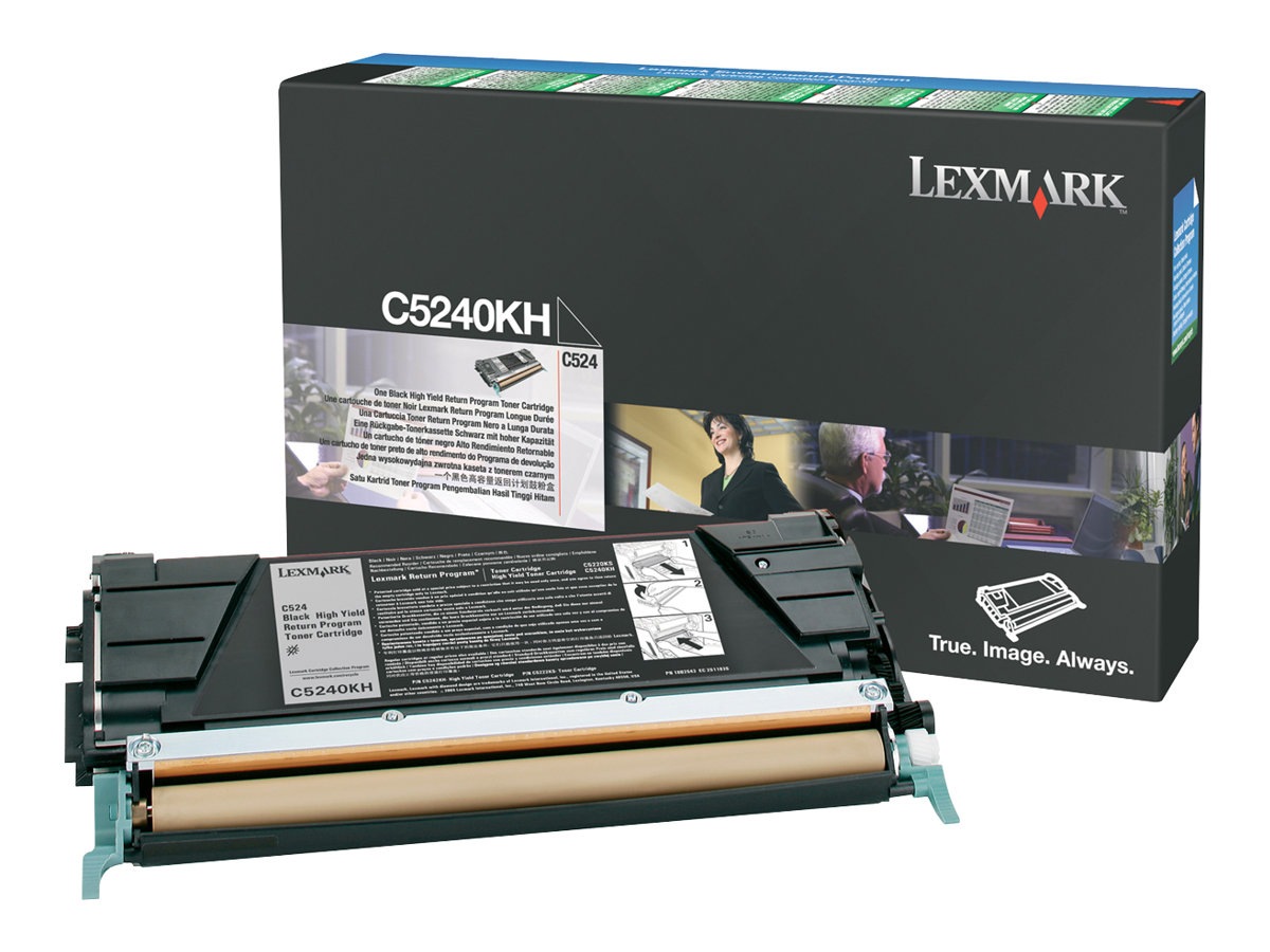 Lexmark - High Yield - black - original - toner cartridge - LCCP, LRP