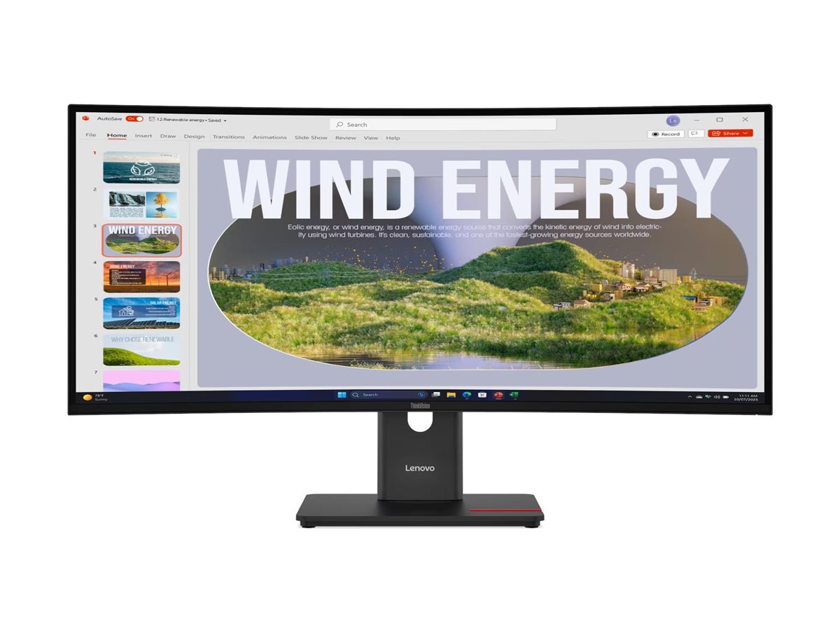 Lenovo ThinkVision T34WD-40 - LED monitor - curved - 34" - HDR