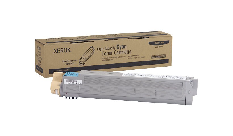 Xerox Phaser 7400 - haute capacité - cyan - original - cartouche de toner