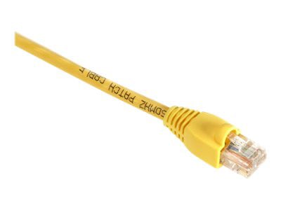 Black Box GigaTrue 50ft Cat6 550Mhz Gigabit UTP Yellow Snagless Patch Cable