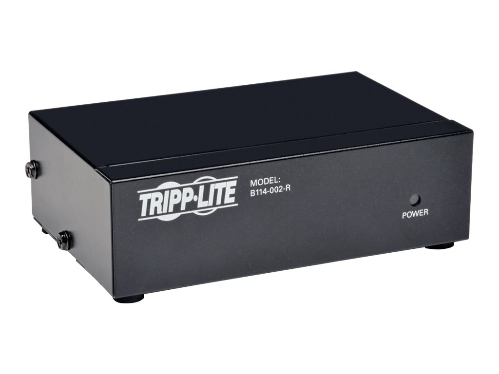 Tripp Lite 2-Port VGA / SVGA Video Splitter Signal Booster High Resolution Video - video splitter - 2 ports