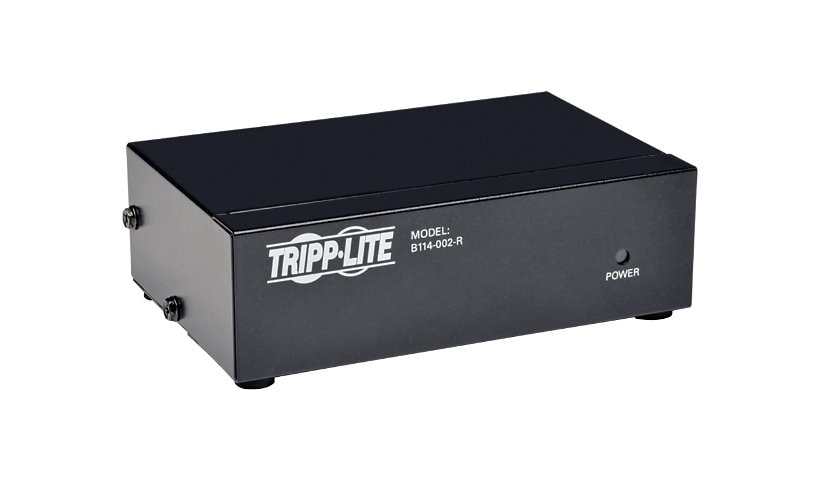 Tripp Lite 2-Port VGA / SVGA Video Splitter Signal Booster High Resolution Video - video splitter - 2 ports