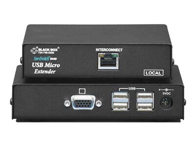 BLACK BOX KVM EXTENDER WITH USB