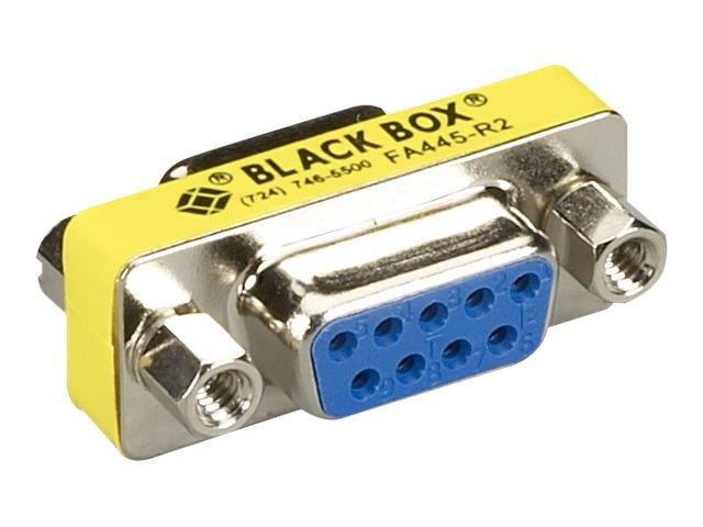 Black Box DB9 F/F Slimline Gender Changer, Female to Female