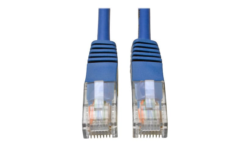 Eaton Tripp Lite Series Cat5e 350 MHz Molded (UTP) Ethernet Cable (RJ45 M/M), PoE - Blue, 1 ft. (0.31 m) - patch cable -