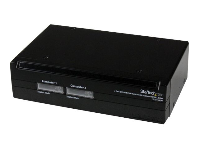 StarTech.com 2 Port DVI + USB KVM Switch with Audio
