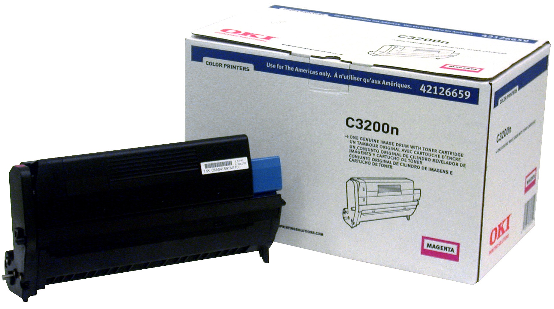 OKI Magenta Image Drum "Type C6" (ships w/one toner cartridge)