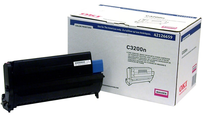 OKI Magenta Image Drum "Type C6" (ships w/one toner cartridge)