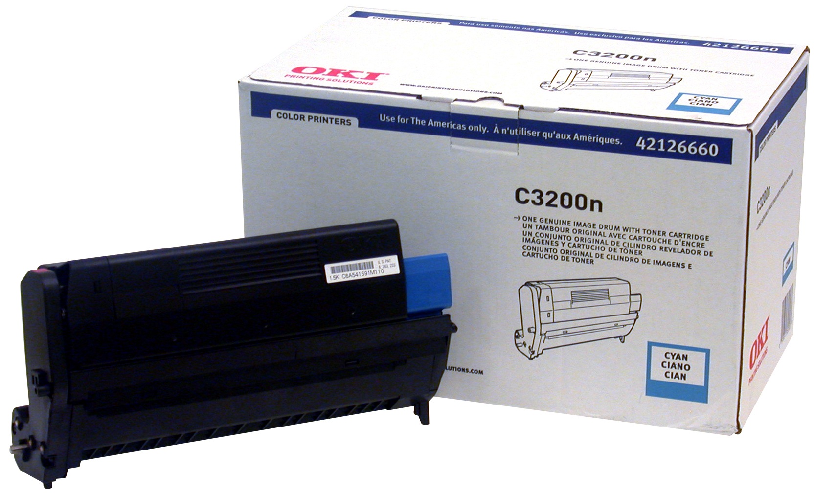 OKI Cyan Image Drum "Type C6" (ships w/one toner cartridge)