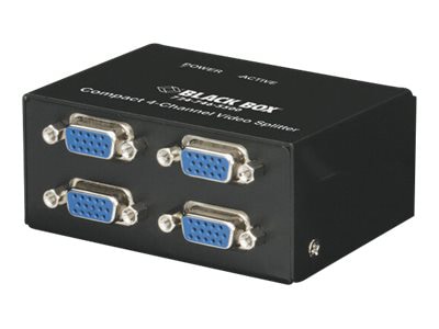 Black Box Compact VGA Video Splitter - video splitter - 4 ports