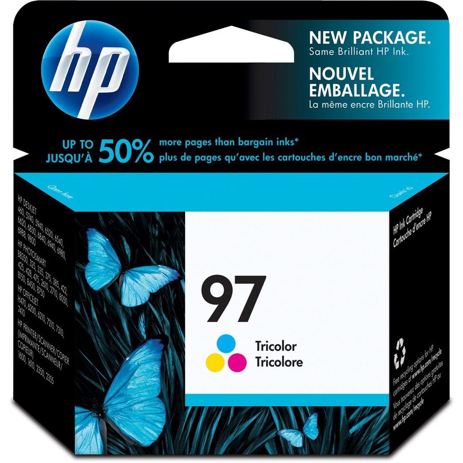 HP 97 Tri-color Ink Cartridge