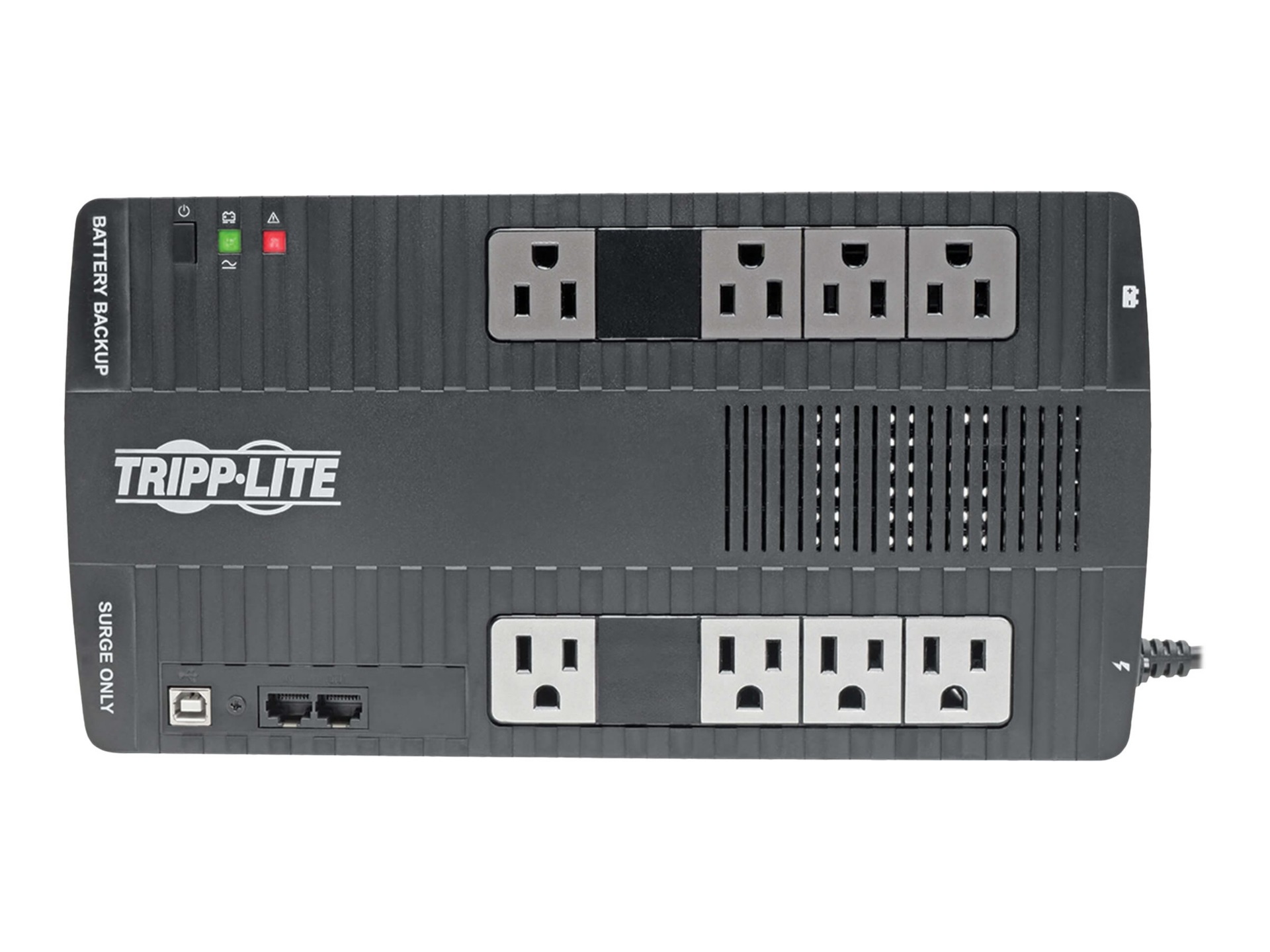 Tripp Lite UPS Desktop 550VA 300W Line-Interactive Battery Back Up AVR RJ11