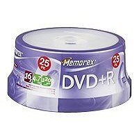 Memorex - DVD+R x 25 - 4.7 GB - storage media