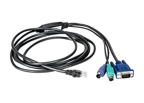 Avocent câble clavier / vidéo / souris (KVM) - 3 m