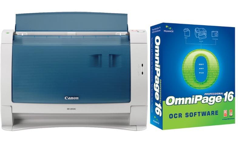 CANON DR-2050C W/NUANCE OMNI BUNDLE - 0433B002AA-BUN - Application
