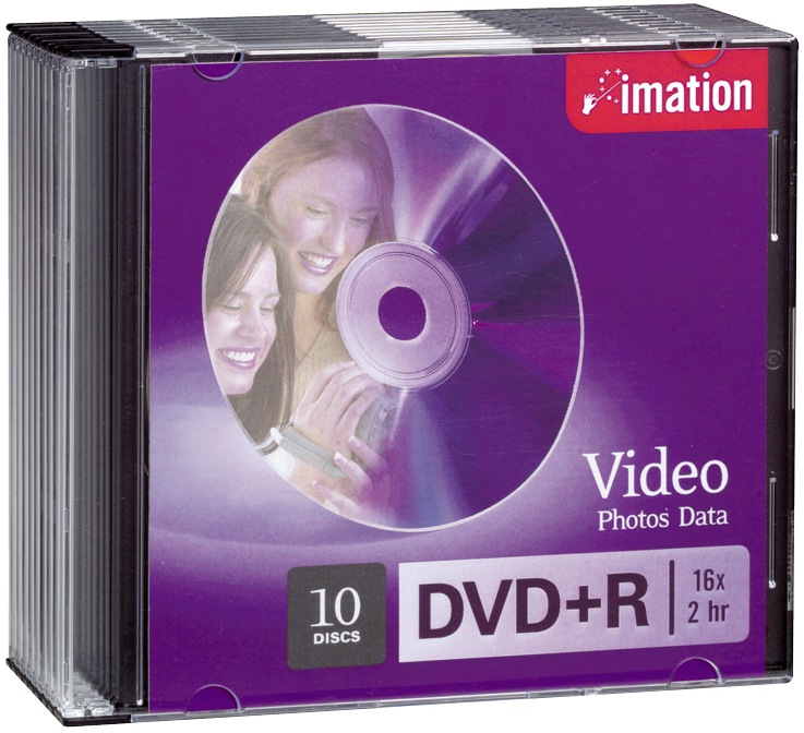 Imation DVD+R x 10 - 4.7 GB - storage media