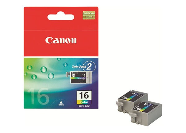 Canon BCI-16 Color InkJet Cartridge (2 pack)
