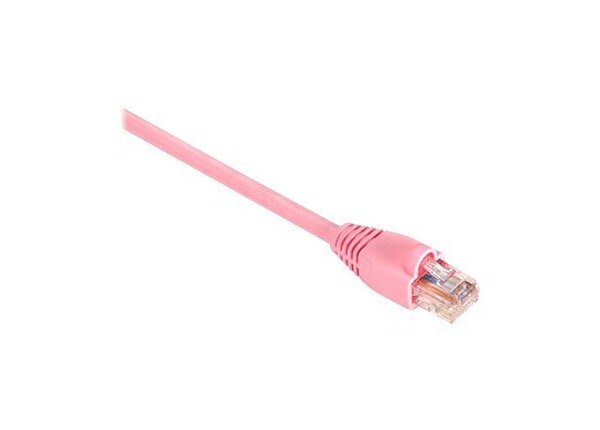 Black Box 25ft Cat5 CAT5e 350mhz Pink UTP PVC Snagless Patch Cable 25'