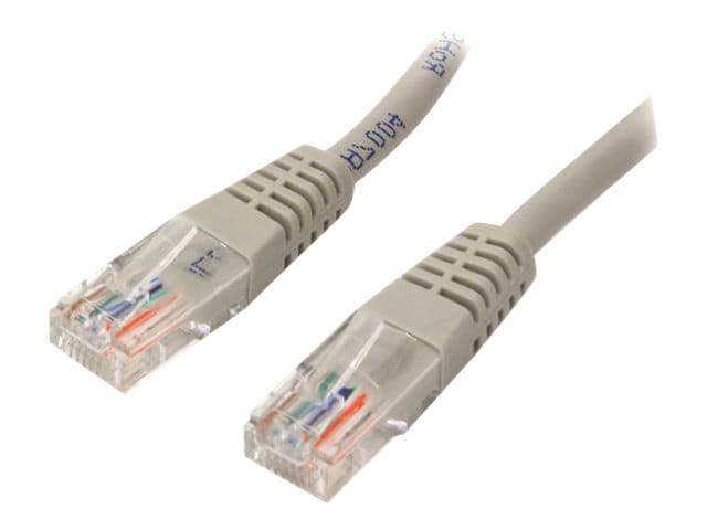StarTech.com Cat5e Ethernet Cable 100 ft Gray - Cat 5e Molded Patch Cable