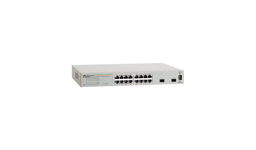 Allied Telesis AT GS950/16 WebSmart Switch - switch - 16 ports - managed
