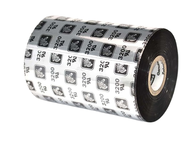 Zebra 3200 Wax/Resin - 1 - black - print ink ribbon refill (thermal transfer)